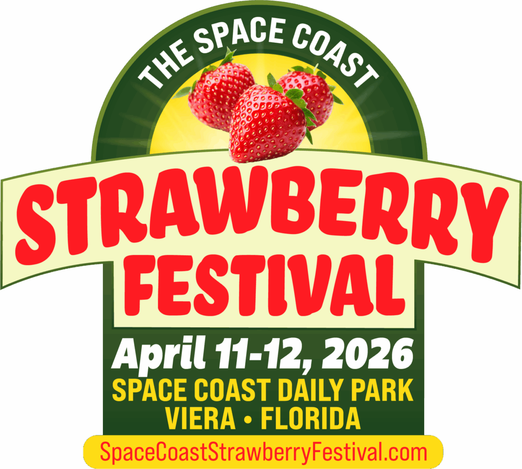 Space Coast Strawberry Festival Logo