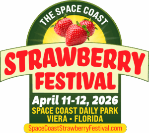 Space Coast Strawberry Festival Logo